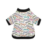 Sun Glasses Pattern Print Design 01 All Over Print Pet Dog Round Neck Fuzzy Shirt