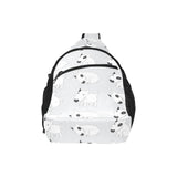 Bull Terrier Pattern Print Design 01 All Over Print Chest Bag