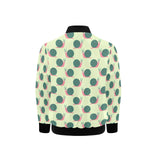 Snail Pattern Print Design 04 Kids' Boys' Girls' Bomber Jacket