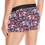 Elephant indian style ornament pattern Men's All Over Print Boxer Briefs Men's Underwear