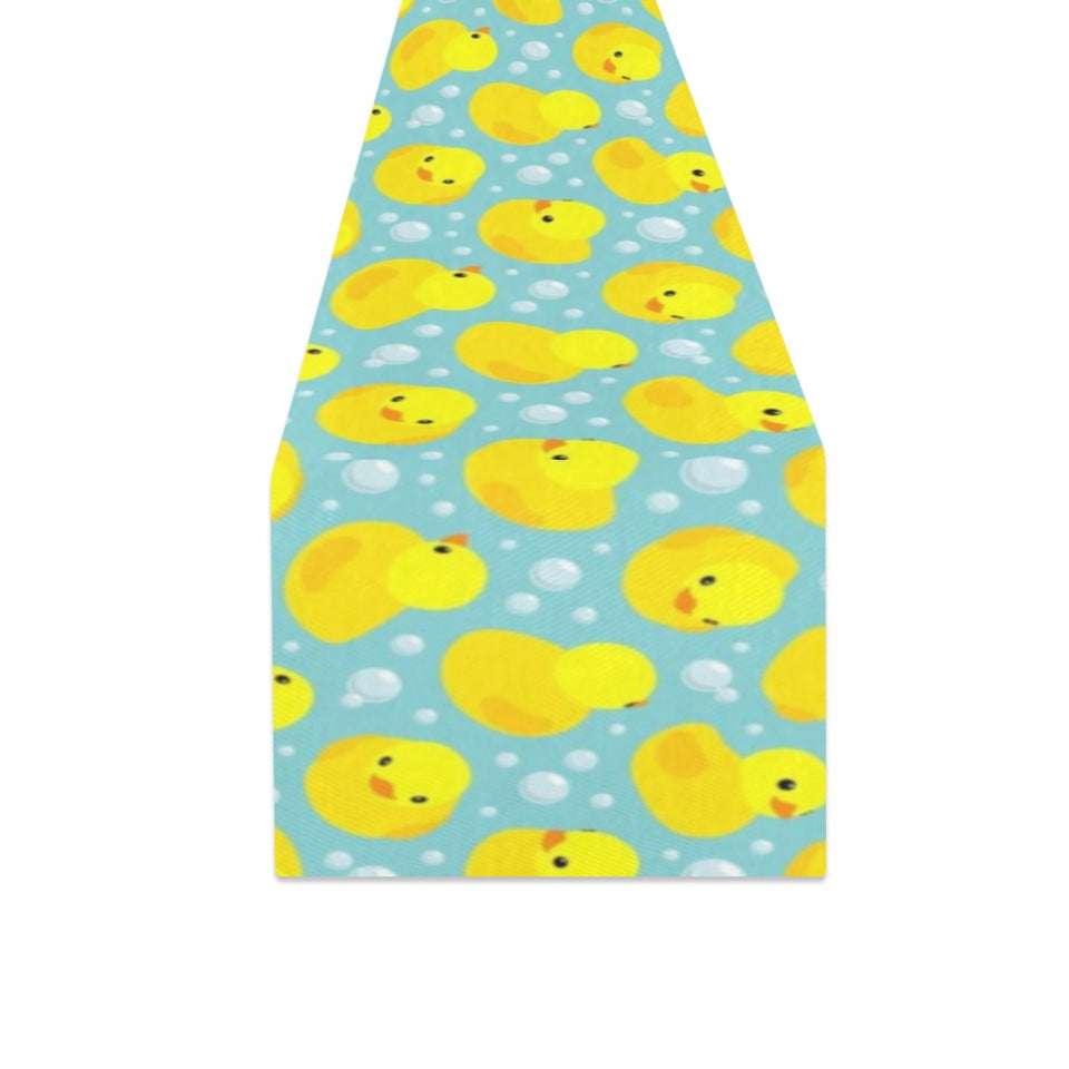 Duck Pattern Print Design 03 Table Runner