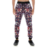 Elephant indian style ornament pattern Unisex Casual Sweatpants