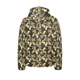 Goldfish Pattern Print Design 01 Kids' Boys' Girls' Padded Hooded Jacket