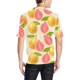 Beautiful guava pattern Men's All Over Print Polo Shirt