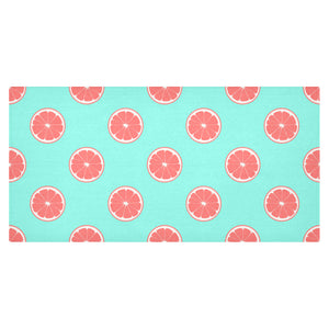 Grapefruit green background Tablecloth