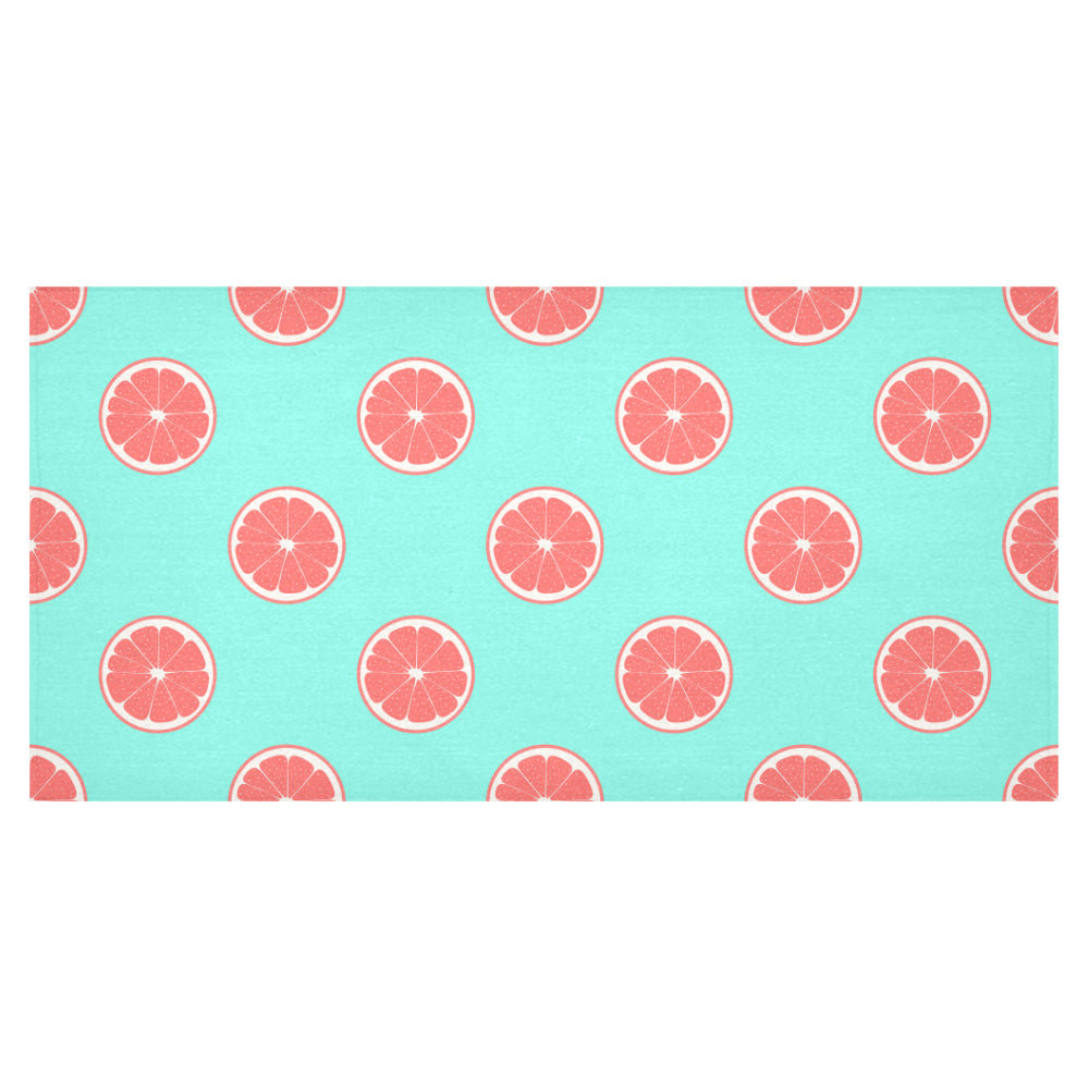 Grapefruit green background Tablecloth