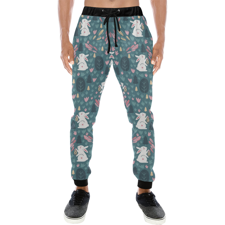 Cute rabbit pattern Unisex Casual Sweatpants