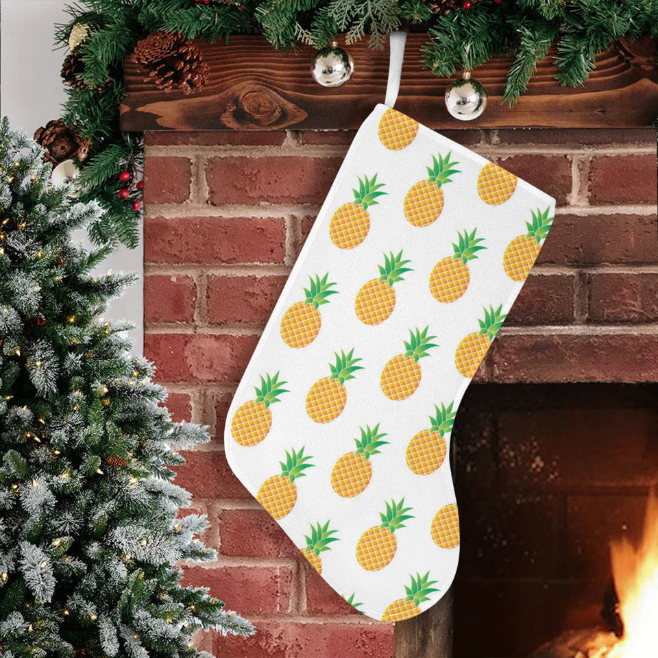 Pineapples pattern Christmas Stocking