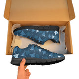 Stingray Pattern Print Design 04 Women's Sneaker Shoes