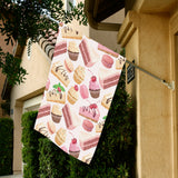 Cake cupcake sweets pattern House Flag Garden Flag