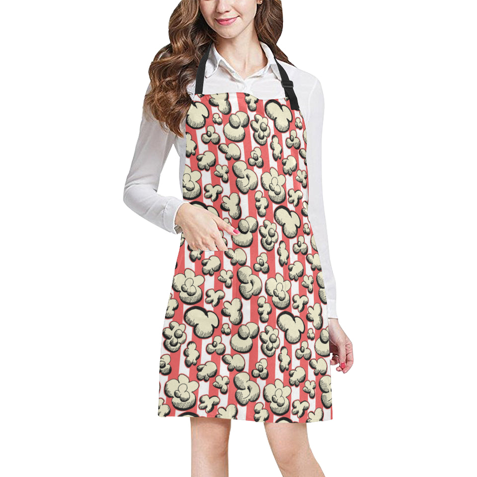 Popcorn Pattern Print Design 05 All Over Print Adjustable Apron