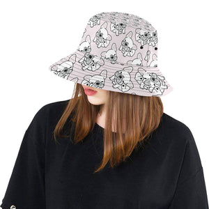 Cute french bulldog pattern Unisex Bucket Hat