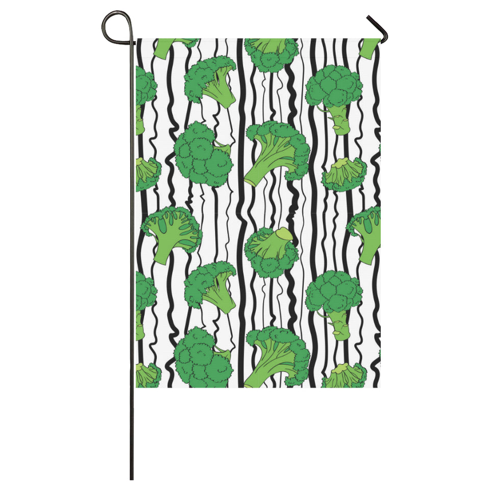 Cool Broccoli pattern House Flag Garden Flag