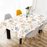 Corgi Dog Pattern Tablecloth