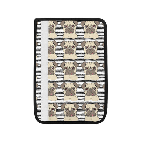 Happy pug pattern Car Seat Belt Cover