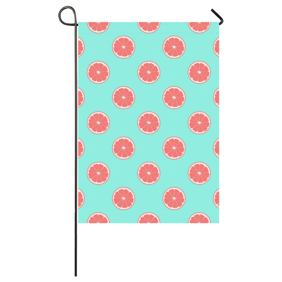 Grapefruit green background House Flag Garden Flag