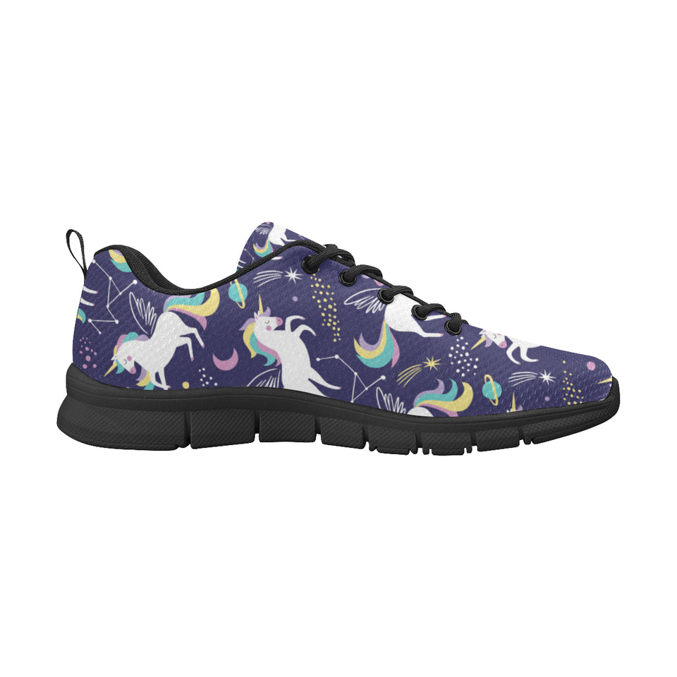 Hand drawn cute unicorn star planet Men's Sneaker Shoes