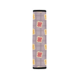 Bread Toast Pattern Print Design 05 Car Seat Belt Cover