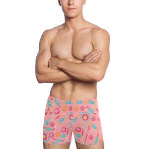 Colorful candy pattern Men's Swimming Trunks