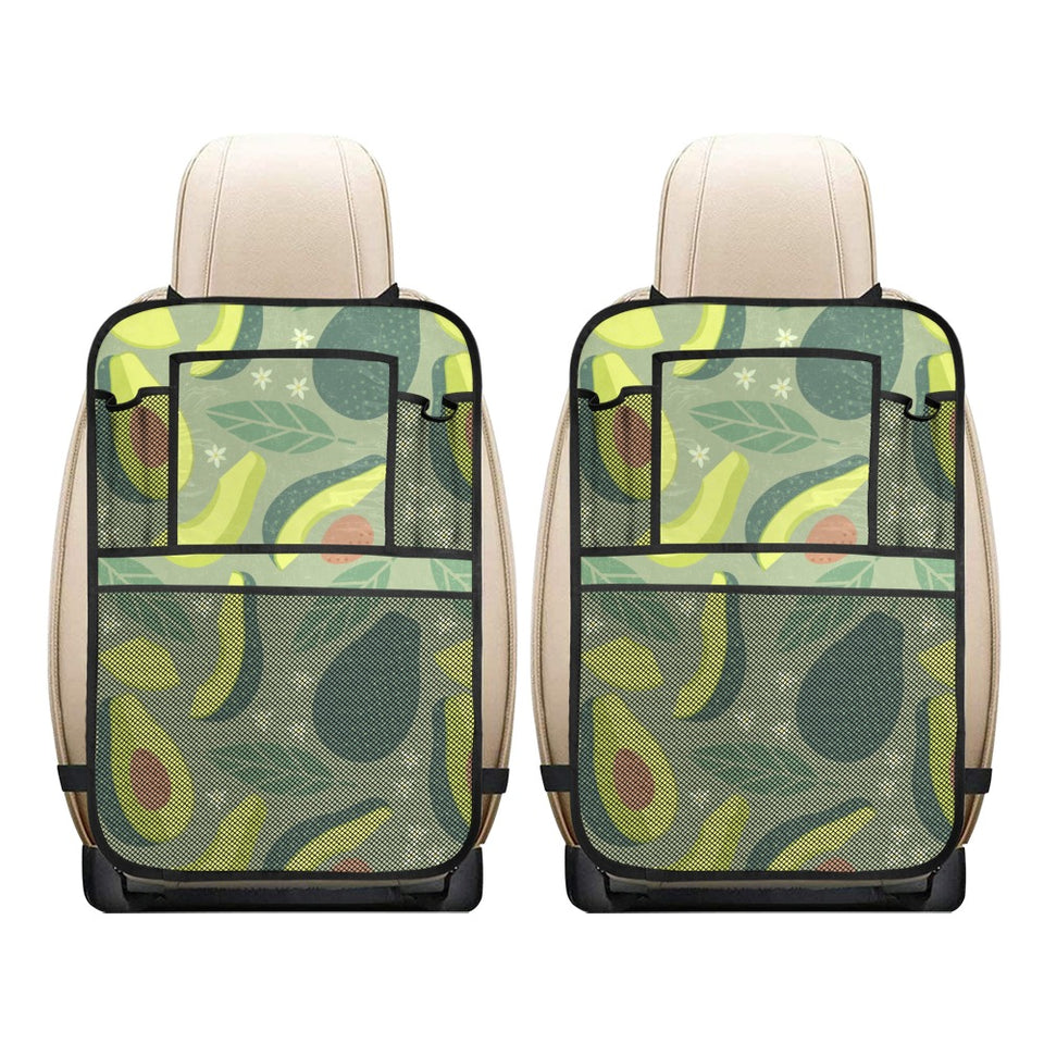 Avocado pattern Car Seat Back Organizer