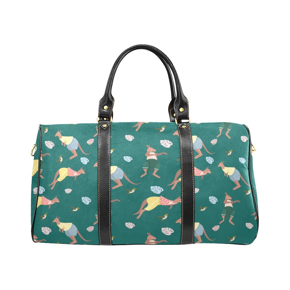 Kangaroo leaves pattern Travel Bag