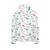 Candy design pattern Kids' Boys' Girls' Padded Hooded Jacket