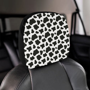 Cow skin pattern Car Headrest Cover