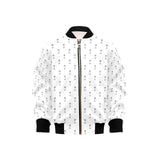 Engine Piston Background Pattern Print Design 01 Kids' Boys' Girls' Bomber Jacket