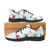 Colorful helicopter pattern Women's Sneaker Shoes