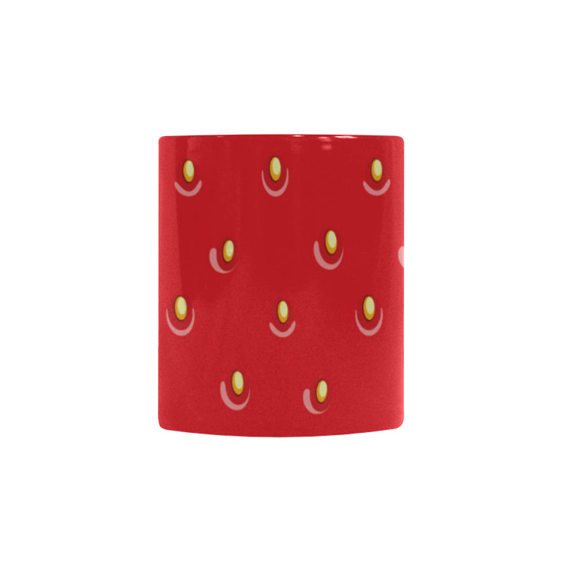 strawberry texture skin pattern Morphing Mug Heat Changing Mug