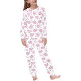 Pig Pattern Print Design 03 Kids' Boys' Girls' All Over Print Pajama Set