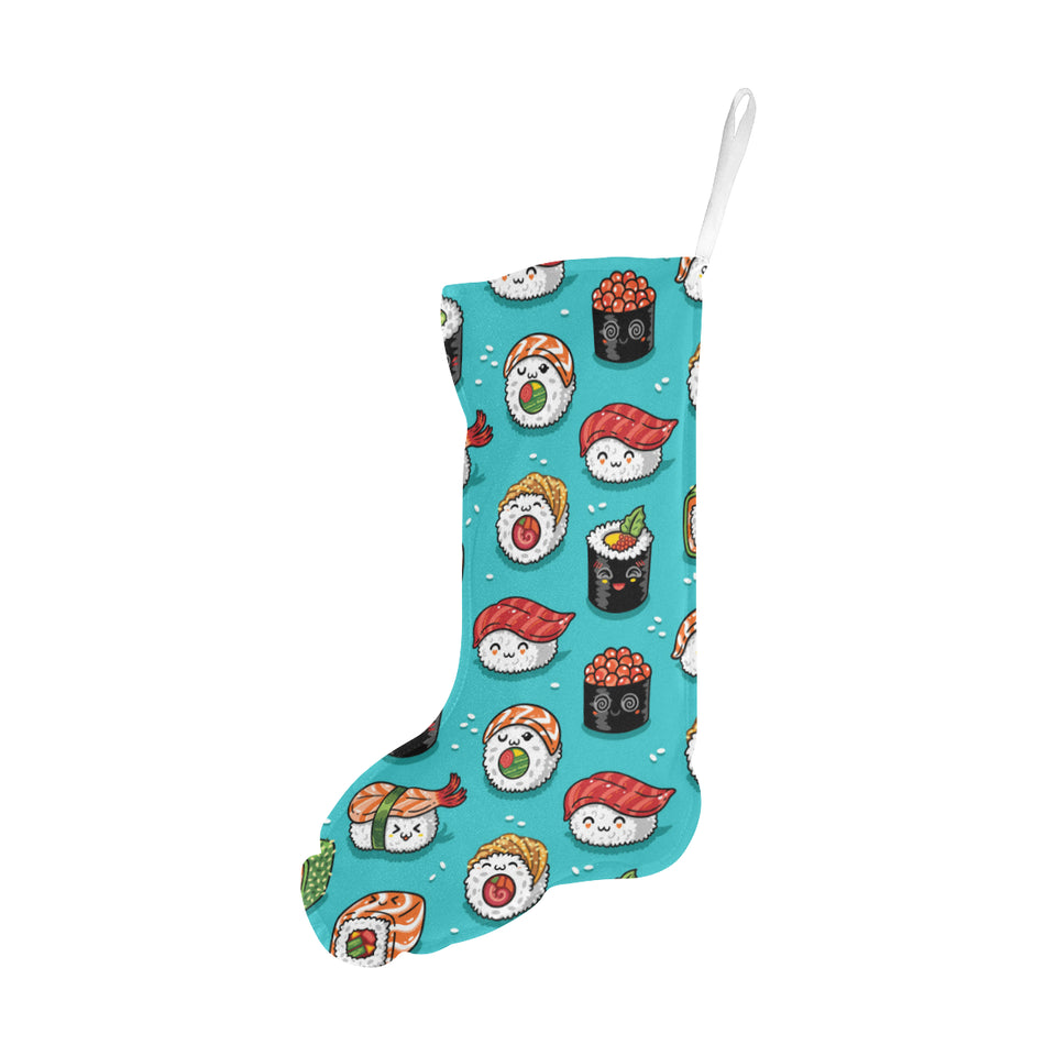 Cute sushi pattern Christmas Stocking