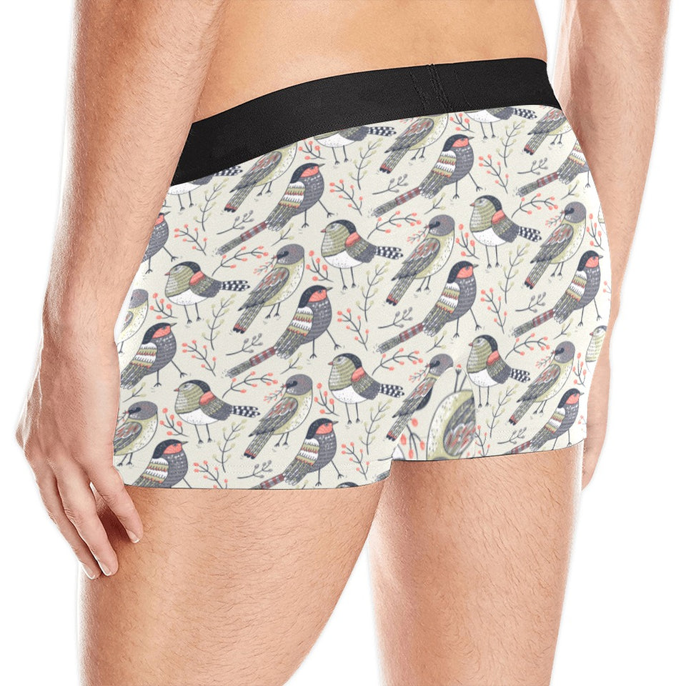 Pigeon Pattern Print Design 04 Men's All Over Print Boxer Briefs Men's Underwear