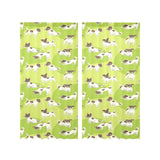 Jack Russel Pattern Print Design 01 Gauze Curtain