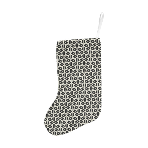 Coffee bean abstract modern pattern Christmas Stocking