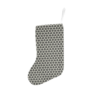 Coffee bean abstract modern pattern Christmas Stocking