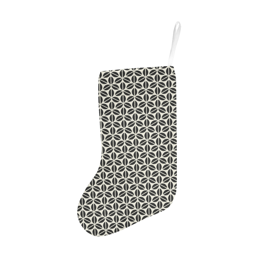 Coffee bean abstract modern pattern Christmas Stocking