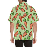 Carrot Pattern Print Design 05 Men's All Over Print Hawaiian Shirt (Model T58)
