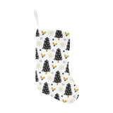 Christmas tree holly snow star pattern Christmas Stocking
