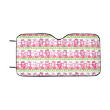 Teddy Bear Pattern Print Design 04 Car Sun Shade