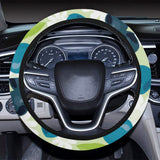 blueberry flower pattern Car Steering Wheel Cover