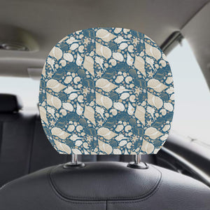 Sea turtle Polynesian Tribal design pattern Car Headrest Cover