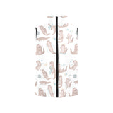 Cute sea otters pattern Women's Padded Vest