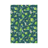 Lime ice flower pattern House Flag Garden Flag