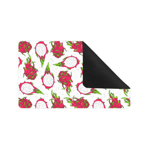 dragon fruits white background Doormat