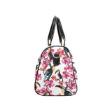 Toucan flower design pattern Travel Bag