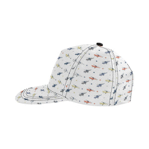 Cute helicopter star pattern All Over Print Snapback Cap