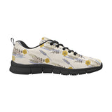 Lavender modern pattern blackground Men's Sneaker Shoes