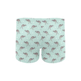 Kangaroo pattern background Men's Swimming Trunks