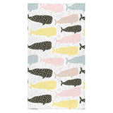 Whale dot pattern Bath Towel